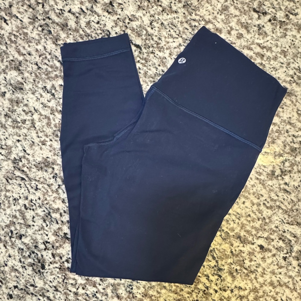 Women's Navy align high rise Leggings size 10